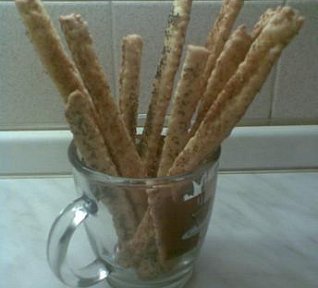 Slané tyčinky se šunkou