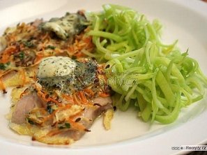 Kapr se zeleninovou krustou