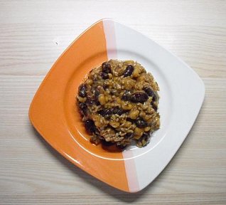 Fazolový salát s mletým masem