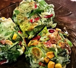 Cuketové karbanátky s kukuřicí