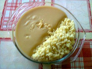 Hrachový kucmoch s jáhlami, základní recept