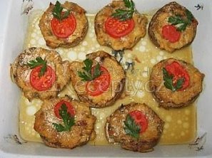 Plněné žampiony II.