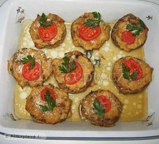 Plněné žampiony II.