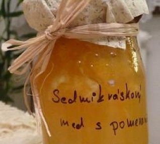 Sedmikráskový med s pomerančem Sedmikráskový med s pomerančem