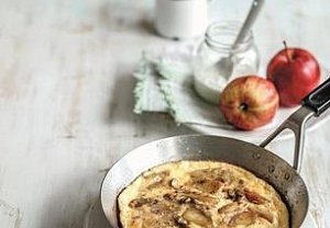 Sladká omeleta s jablky