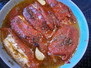 Řecké  papriky plněné fetou