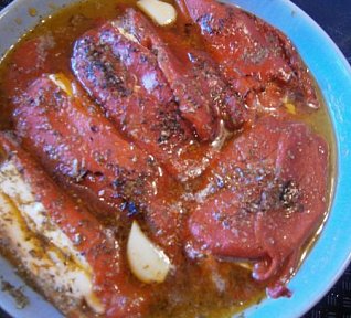 Řecké  papriky plněné fetou