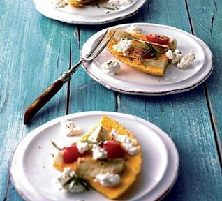 Omeleta s topinambury