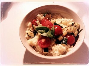 Kuskus senzeleninou v moderním provedení