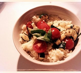 Kuskus senzeleninou v moderním provedení