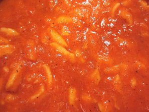 Rajská polévka se špeclemi