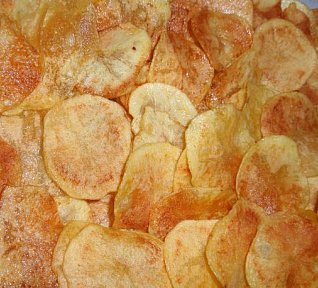 Smažené brambůrky - chipsy