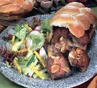 Vepřový jazyk na česneku