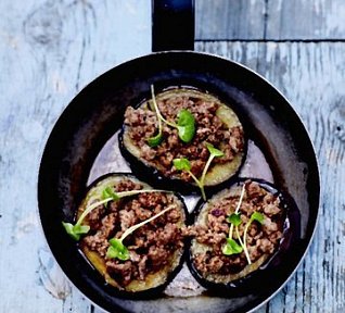 Lilek s hovězím po japonsku