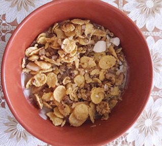 Ovesné vločky (zdravá snídaně)