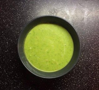 Hráškovo pórkový krém