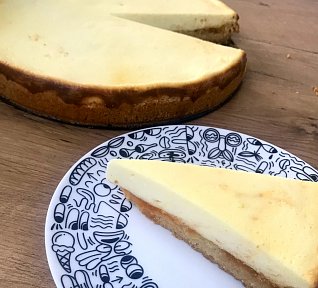 Tvarohový koláč s meruňkovým džemem