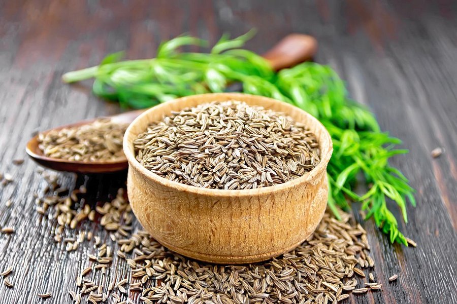 Kmínová polévka s bramborem