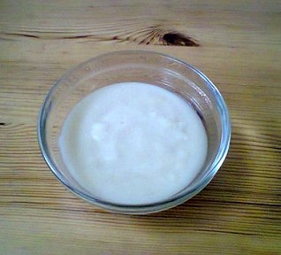 Kisel-ovesný krém, základní recept