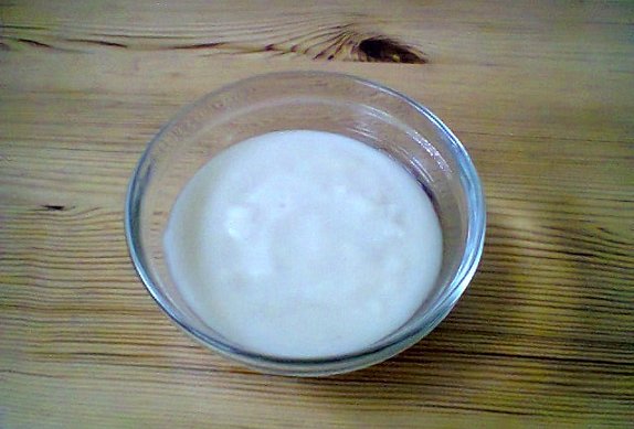 Kisel-ovesný krém, základní recept