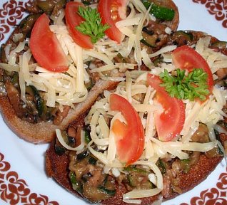 Cuketové topinky (tousty)