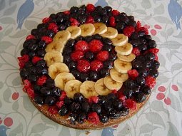 Osvěžující ovocný dort