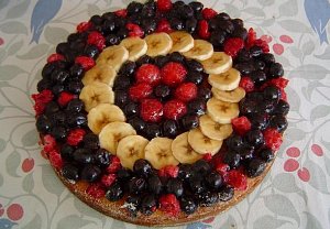Osvěžující ovocný dort