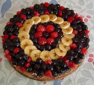 Osvěžující ovocný dort