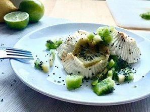 Tvarohové muffiny s kiwi