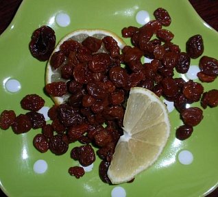 Citronové rozinky - zdravě a chutně