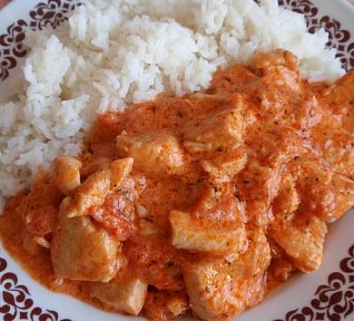 Tymiánové kuře s rajčaty a smetanou