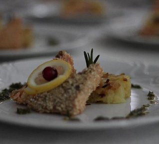 Losos v sezamové krustě Losos v sezamové krustě