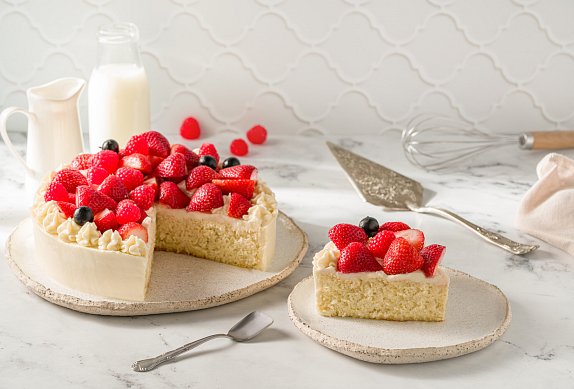 Pastel de tres leches, třímléčný koláč