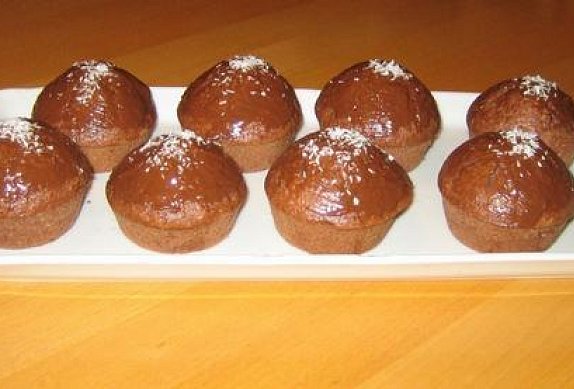 Kakaovo-kokosové muffiny