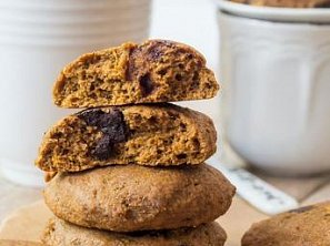 Dýňové sušenky s čokoládou