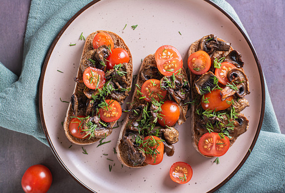 Houbová směs na topinky