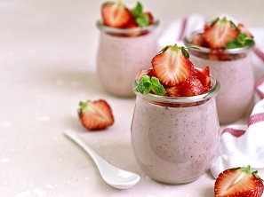 Domácí jahodový pribináček