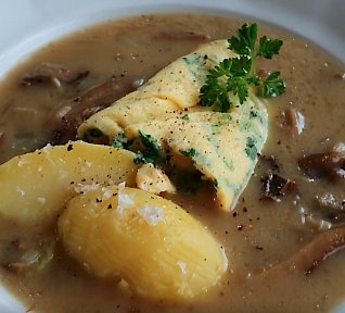 Kyselo z chlebového kvásku s hlívou ústřičnou