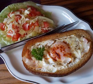 Volské oko v chlebu