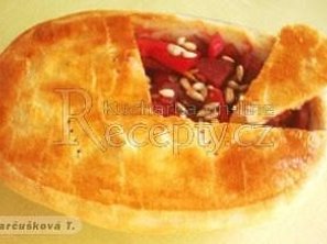 Zapečená polévka z červené řepy Zapečená polévka z červené řepy