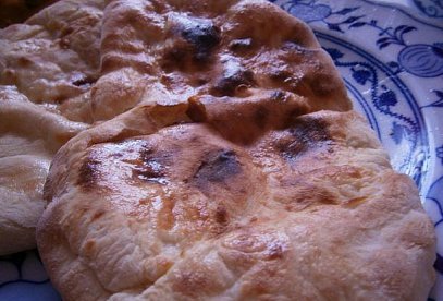 Indický chléb (Naan / Chapati)