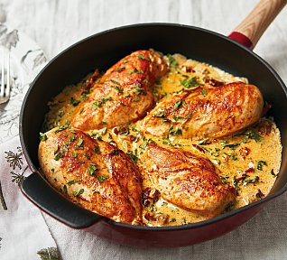 Kuře ve smetanové omáčce s parmazánem