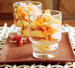 Dýňový pohár s mascarpone