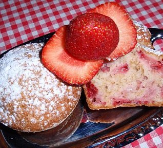 Jahodové muffiny II.