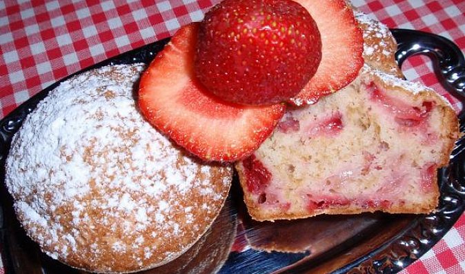 Jahodové muffiny II.