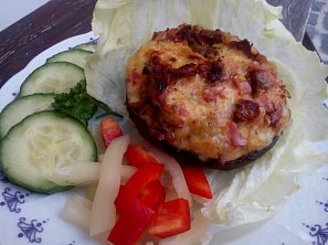 Portobello (nejen) se sušenými rajčaty