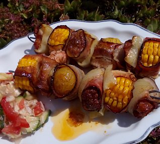 Špízy i s přílohou