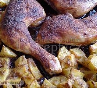 Vávrovo pečené kuře s bramborami
