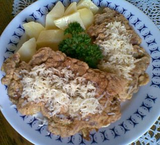 Řízky v kari těstíčku se sýrem