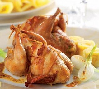 Nadívané pečené kvíčaly